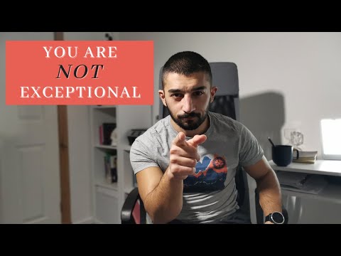 The curse of exceptionalism (and why it's ok to be ordinary)