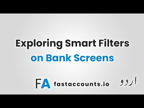 Exploring Smart Filters on Bank Screens – Urdu