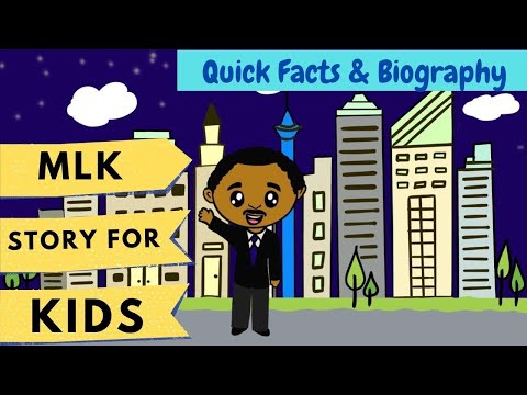 The life story of Martin Luther King Jr - American Activist and Minister