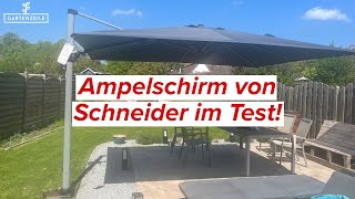 Schneider Bermuda im Praxistest - Was kann der Ampelsonnenschirm?