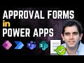 How to create Approval Forms in Power Apps