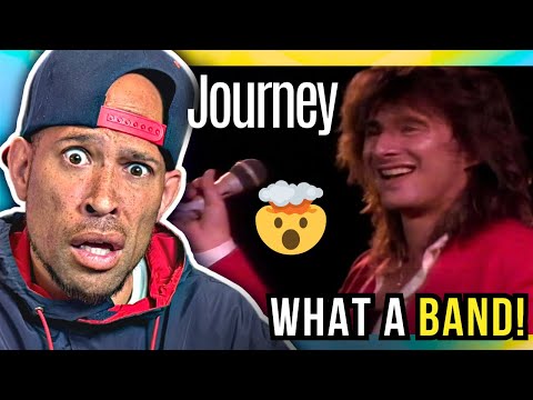 Rapper FIRST time REACTION to Journey - Girl Can't Help It 1986! These dudes are untouchable...