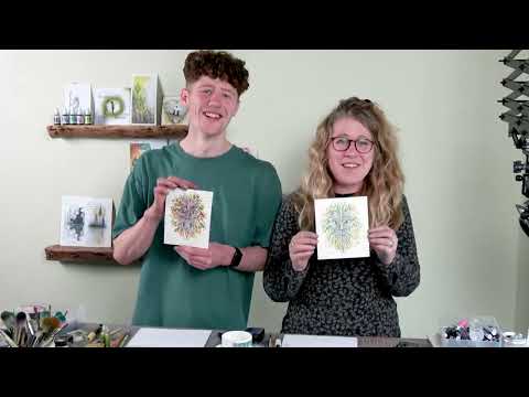 The Multi-Coloured Green Man by Tracey and Jamie