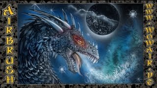 No.037  Airbrush by Wow Dragon, Drachenkopf HD 1080.mp4