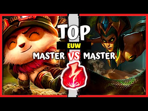 Master Teemo Top vs One Trick Master Cassiopeia - EUWRank Pre S11