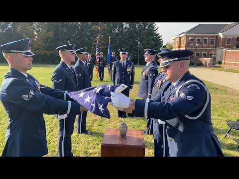 USAF Honor Guard 20 Person Cremate Sequence