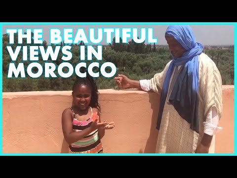 The Beautiful views of Al Haouz, Ourika in Morocco