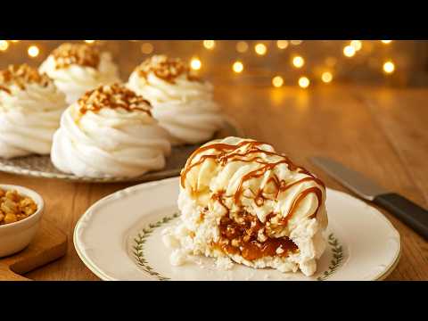 Salted Caramel Mini Pavlova