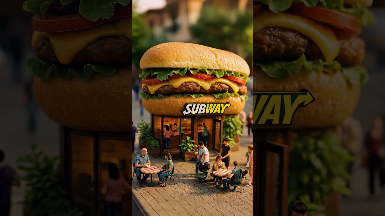 AI-generated video | Stores as products! 🍔