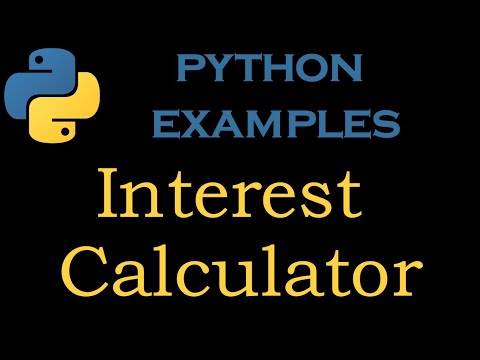 Python Examples 20 Python Program To Make An Interest Calculator