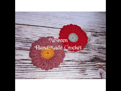 ورده كروشيه مجسمه  Flower crochet