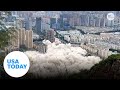 15 buildings in China get demolished simultaneously | USA TODAY