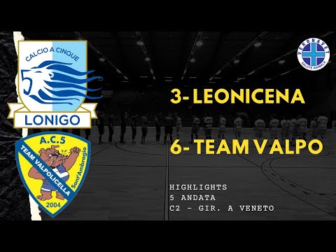 4/11- LEONICENA 3-6 TEAM VALPOLICELLA HIGHLIGHTS FUTSAL C2-A VENETO