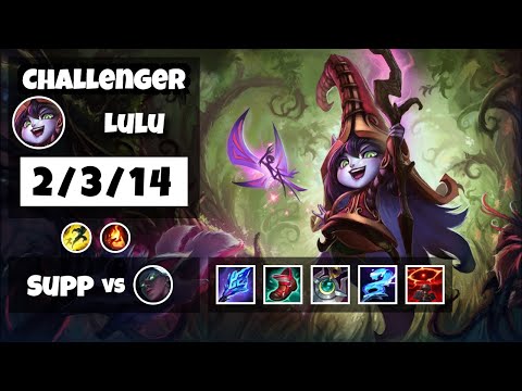 Lulu Challenger Gameplay S11 Replay 11.8 Support (2/3/14) - BR