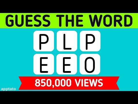 Scrambled Word Game - Guess the Word (6 Letter Words)