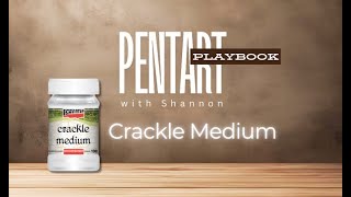 How To Use the Pentart Crackle One Component