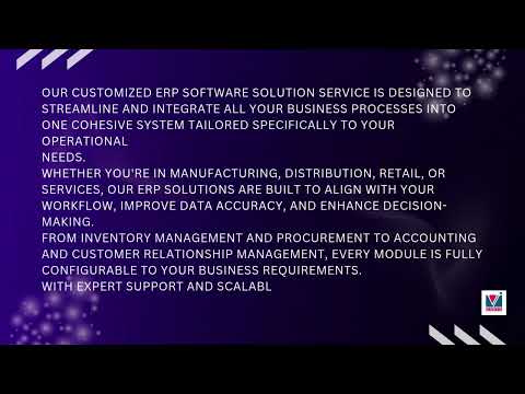 Customized ERP Software Solution Service