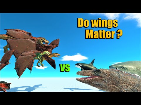 Winged Factions vs aquatics ARBS animal revolt battle simulator