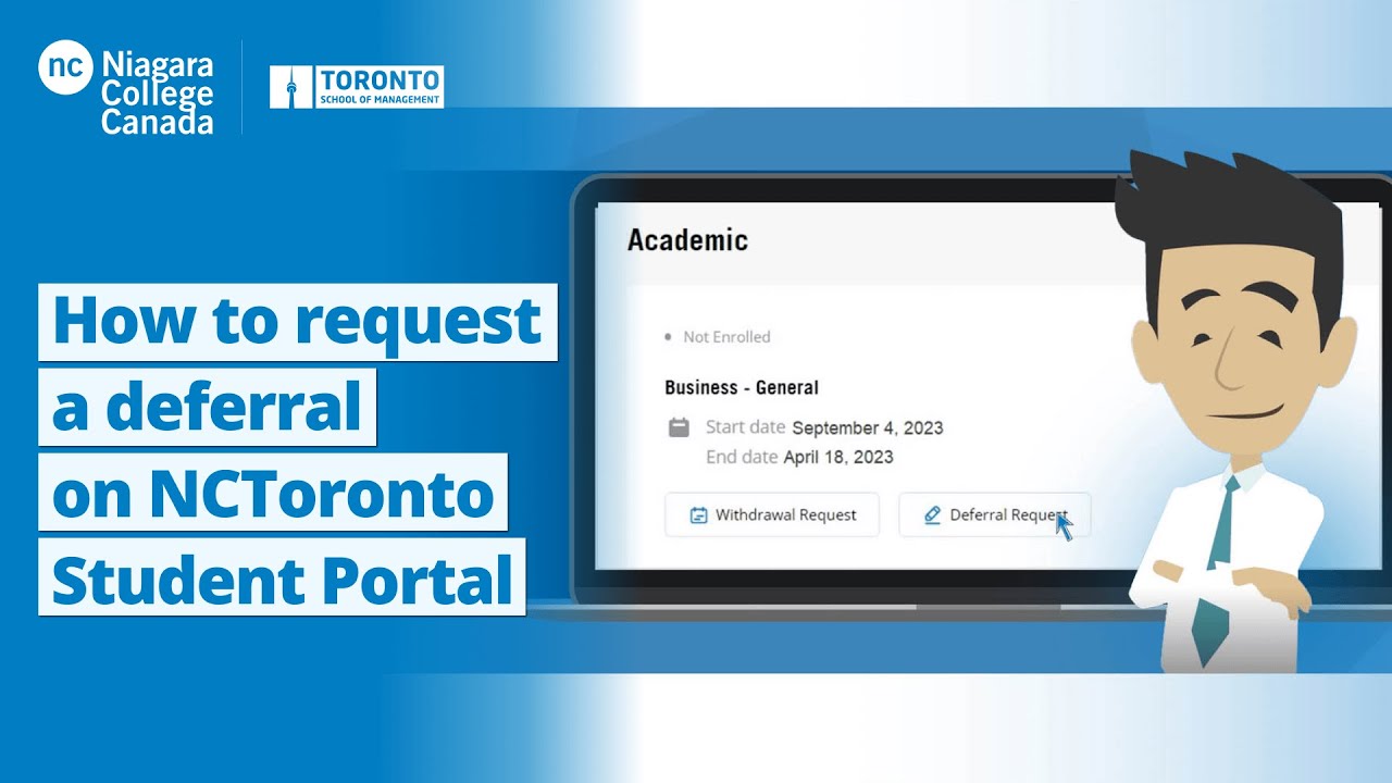 How to @ NCT: How to request a deferral on NCToronto Student Portal