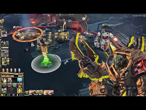 Warhammer 40000 Dawn of War 3 Gameplay | Orks vs Blood Ravens | Brutal 2 vs 2