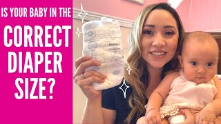 Choosing the Perfect Diaper Size & HOW DO YOU KNOW WHEN TO S