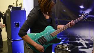 Video thumbnail for London Bass guitar Show 2018 Yolanda Charles   Dingwall D-bird + Combustion 5 by Trevor Tweedy