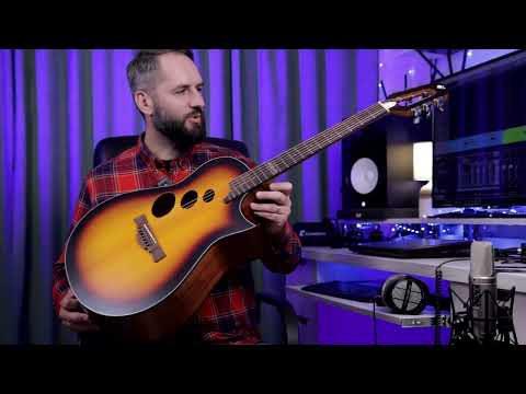 Електроакустична гітара Alfabeto GammaEQ (Sunburst) + чохол