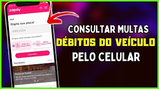 Como Consultar Multas e Débitos  do Veículo Pelo Celular