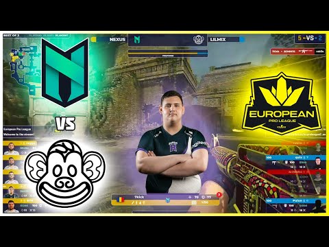 7kick - STAND IN | Nexus vs Lilmix | European Pro League Season 2 - HiGHLiGHTS | CSGO