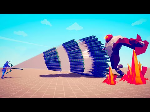 GIANT FLAME WARRIOR vs EVERY GOD - Totally Accurate Battle Simulator TABS