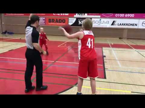 Minipoikien (2008-2009) koripalloa 17.11.2019, HoNsU Red - Mikkelin NMKY