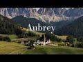 Aubrey By Bread Song Lyrics