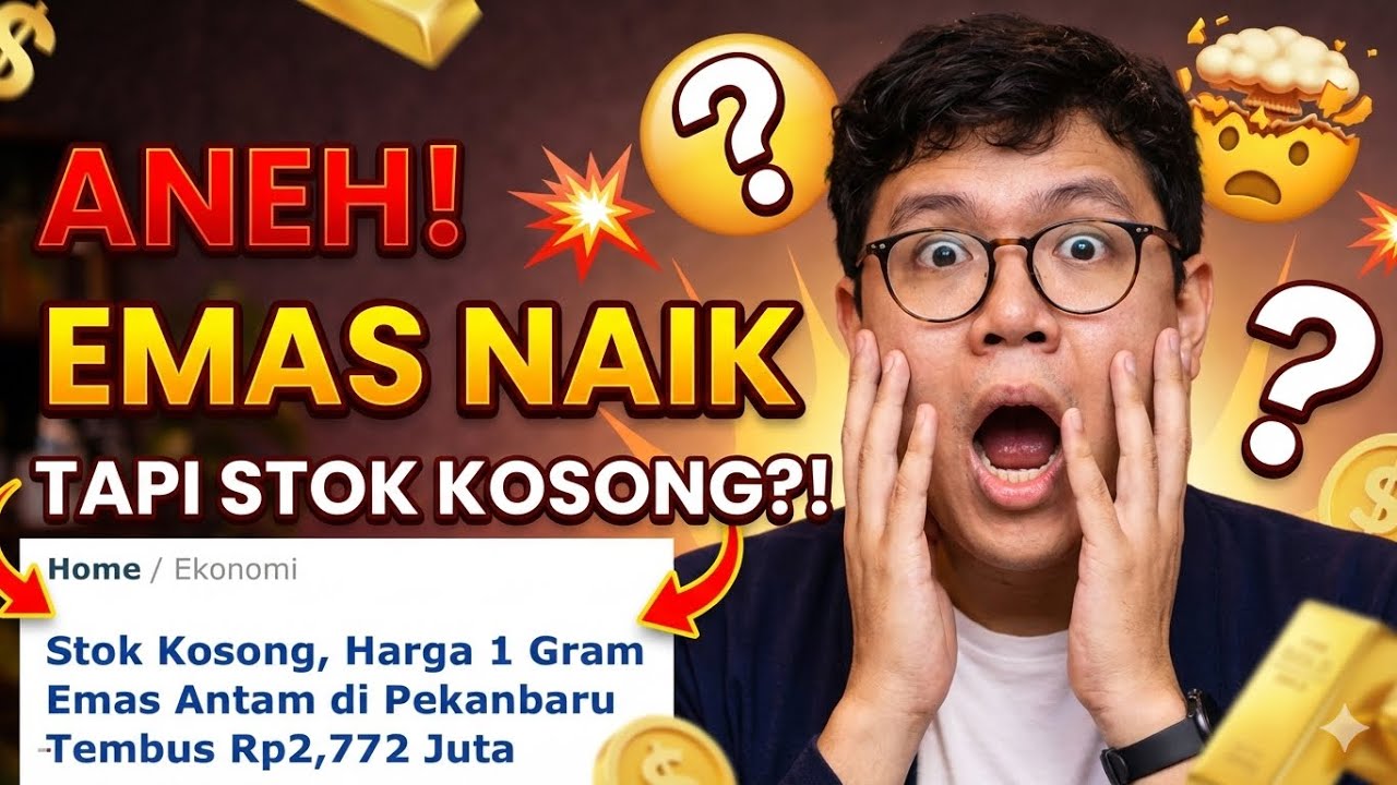 ANEH! Harga Emas Naik Tembus Rekor Tertinggi! Tapi Kenapa Banyak Stok KOSONG? Hati-Hati