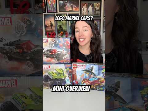 LEGO Marvel cars- why does Venom have a muscle car?! #rlfm #76312 #76310 #76309 #reviews