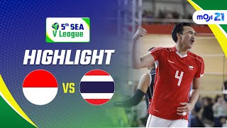 Highlights Timnas Voli Putra Indonesia 3-2 Thailand (3-2) di SEA VLeague 2025, Garuda Juara Leg 2