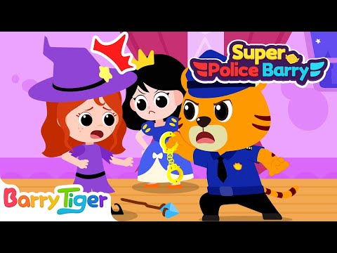 Rescue the Missing Princess[NEW] | Police Cartoons | Super Police Barry | Kids Cartoons -BarryTiger