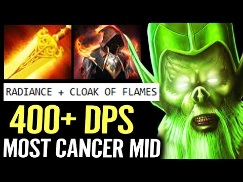 🔥 Best Necrophos MID 400 DMG/SEC — Radiance + Cloak of Flames 100% MOST CANCER Hero Dota 2 Pro