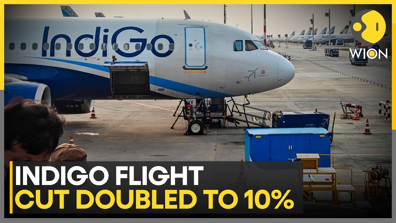 Aviation Ministry to Indigo: Comply with All Directives; Indigo Flight Cut Doubled to 10% | WION