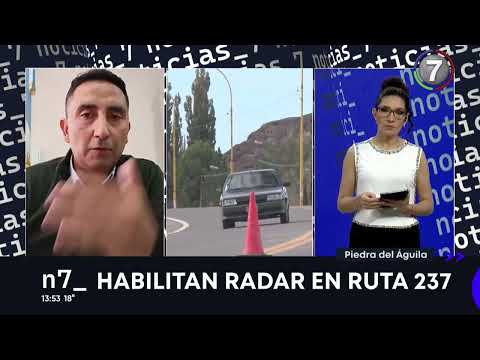 PIEDRA DEL ÁGUILA: HABILITAN RADAR EN LA 237