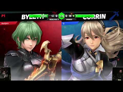 WeeklyVac 71 - SSBU - Q (Corrin) vs Nadgey (Byleth)