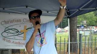 KJ-52 raps about Christian Connections at Atlanta Fest