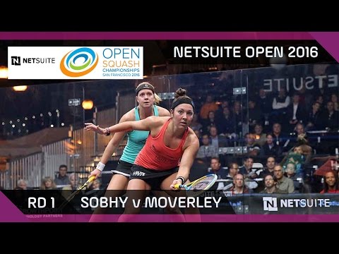 Squash: Sobhy v Moverley - NetSuite Open 2016 - Rd 1 Highlights