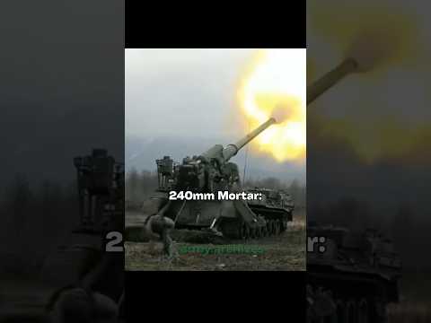 Die Kraft des 240-mm-Militärmörsers