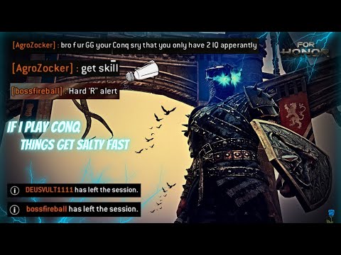 [ For Honor ] Pre Nerfed Conqueror WAS AN ABSOLUTE SALT MAGNET!!!