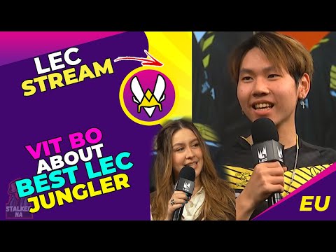 VIT BO About Best Jungler in LEC 🤔