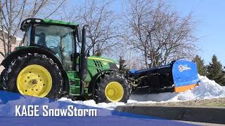 SnowStorm Tractor Snow Plow and Pusher