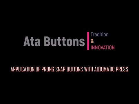Prong Snap Button Application Guide