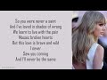 Taylor Swift - State of Grace | Lyrics Songs