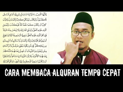 CARA MEMBACA ALQURAN DENGAN TEMPO CEPAT (HADR) || Cocok untuk Khataman dan Menjadi Imam Tarawih