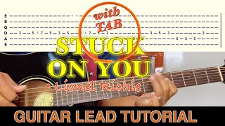 Download lagu STUCK ON YOU - Lionel Richie | GUITAR LEAD TUTORIAL (with TAB) | Acoustic mp3 Download lagu STUCK ON YOU - Lionel Richie | GUITAR LEAD TUTORIAL (with TAB) | Acoustic mp3